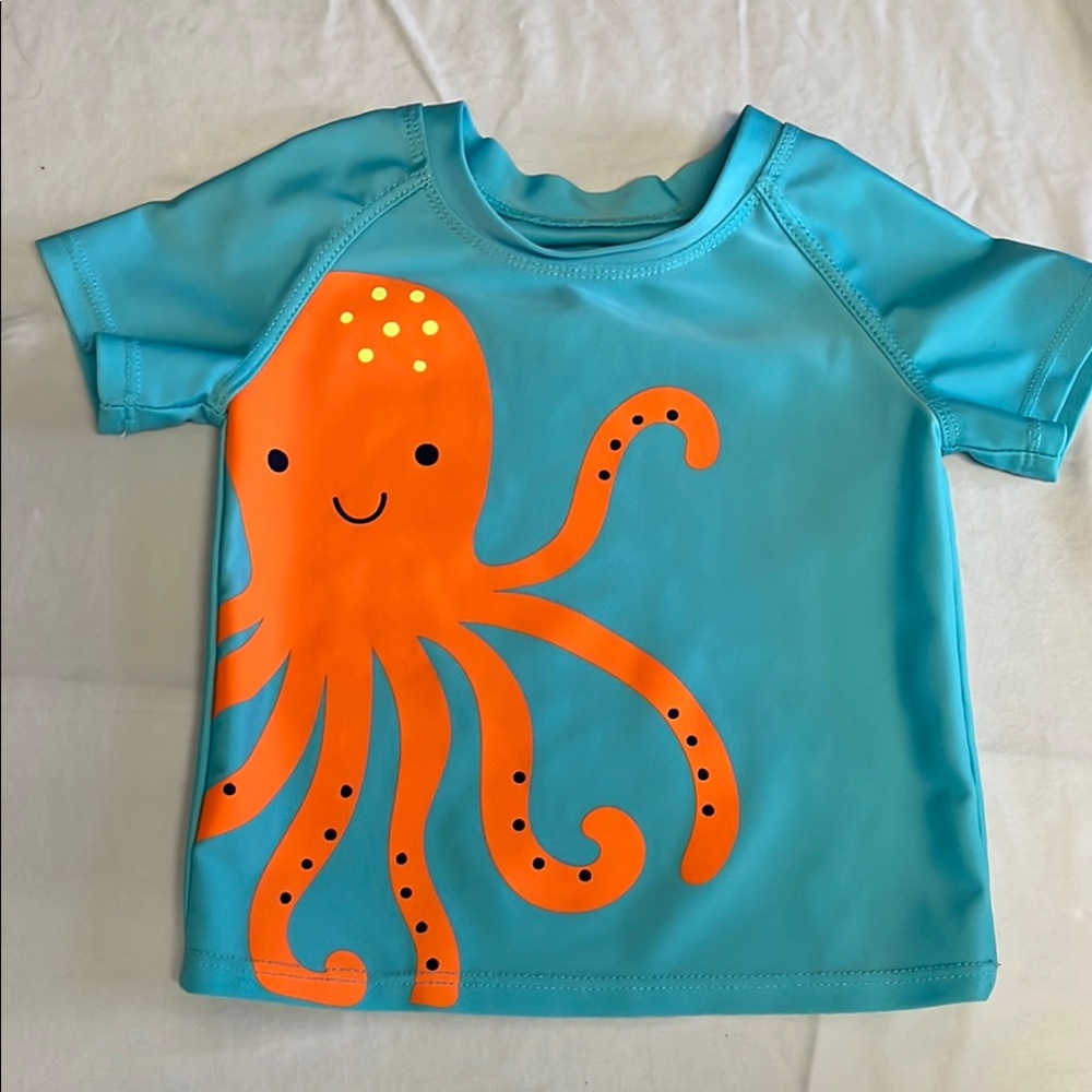 12-18M Sea Me Swim Octopus swim shirt